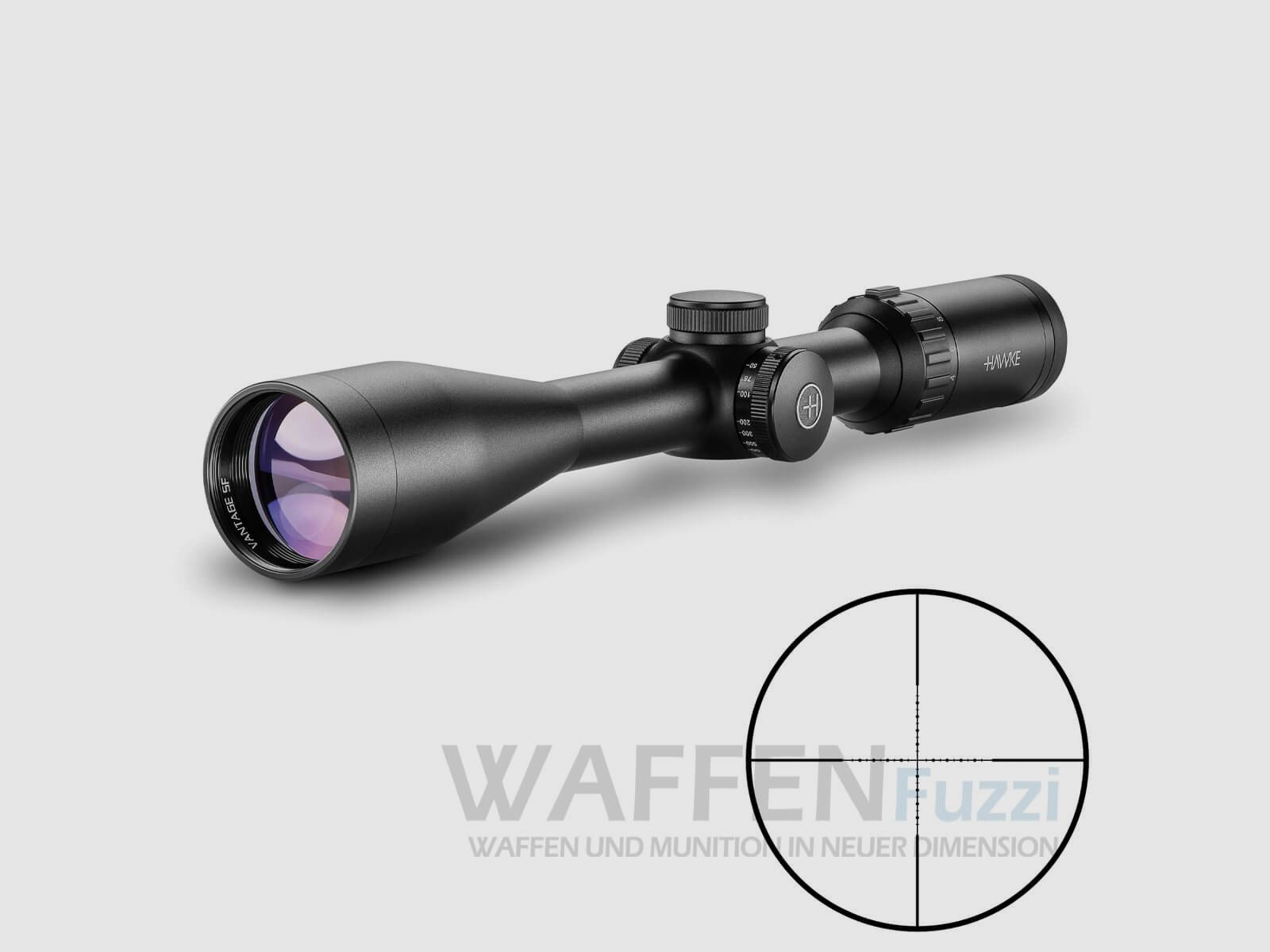 Hawke Vantage Mira SF 4-16x44 1/2 Mil Dot Enfoque lateral