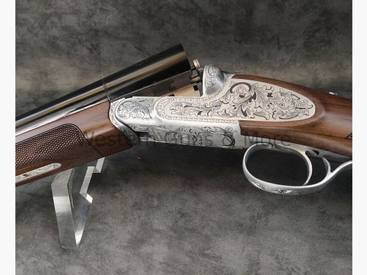 Huglu Mod.200AC Silber voll Graviert "Coachgun"