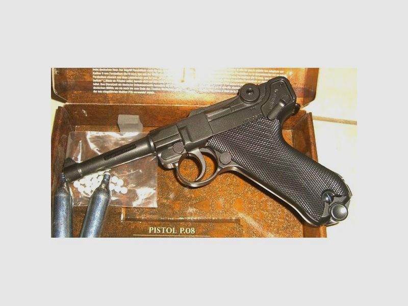 Legends Pistole P08 - 4,5 mm Stahl BB Co2-Pistole