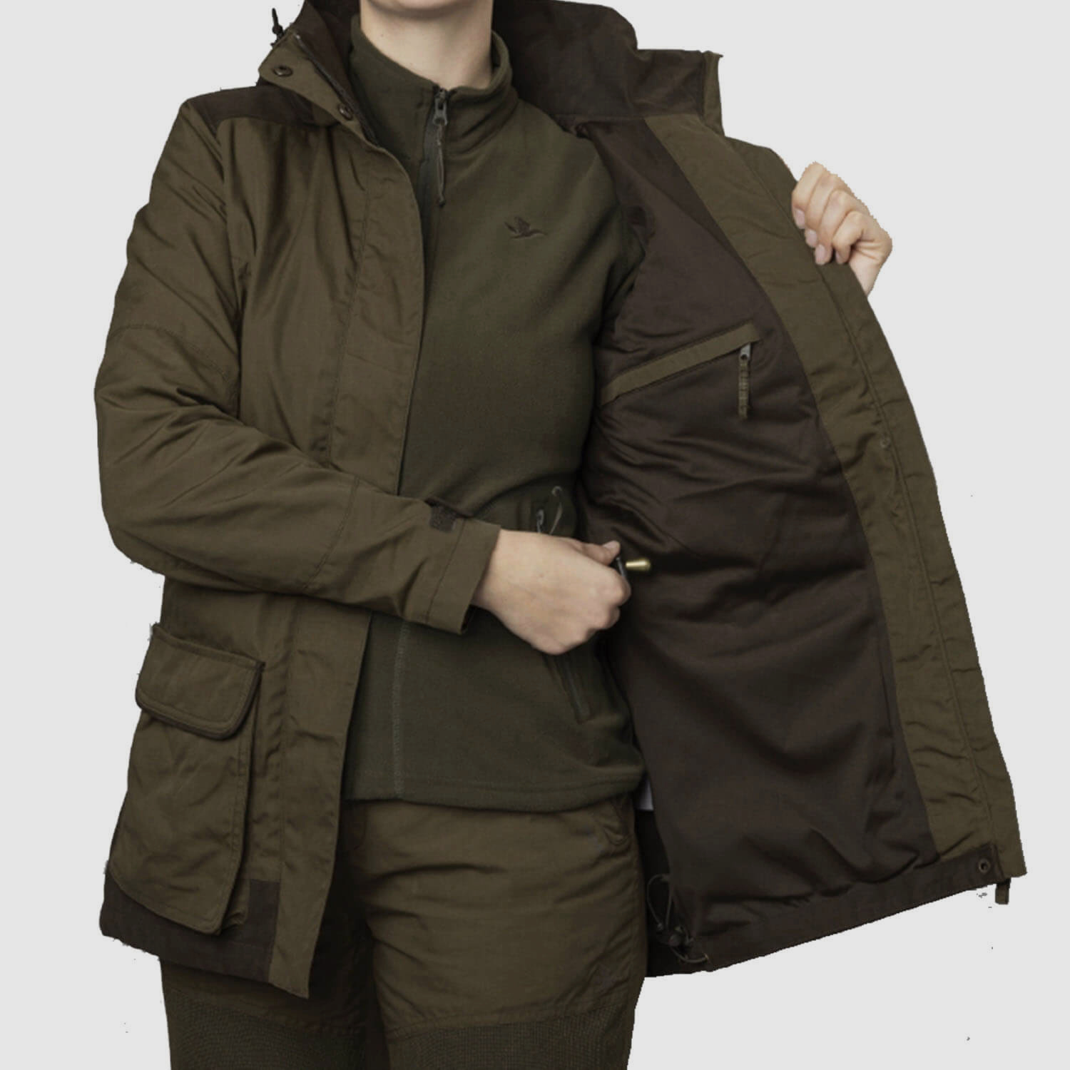 Seeland Damenjacke Key Point Kora (Pine Green/Grizzly Brown)