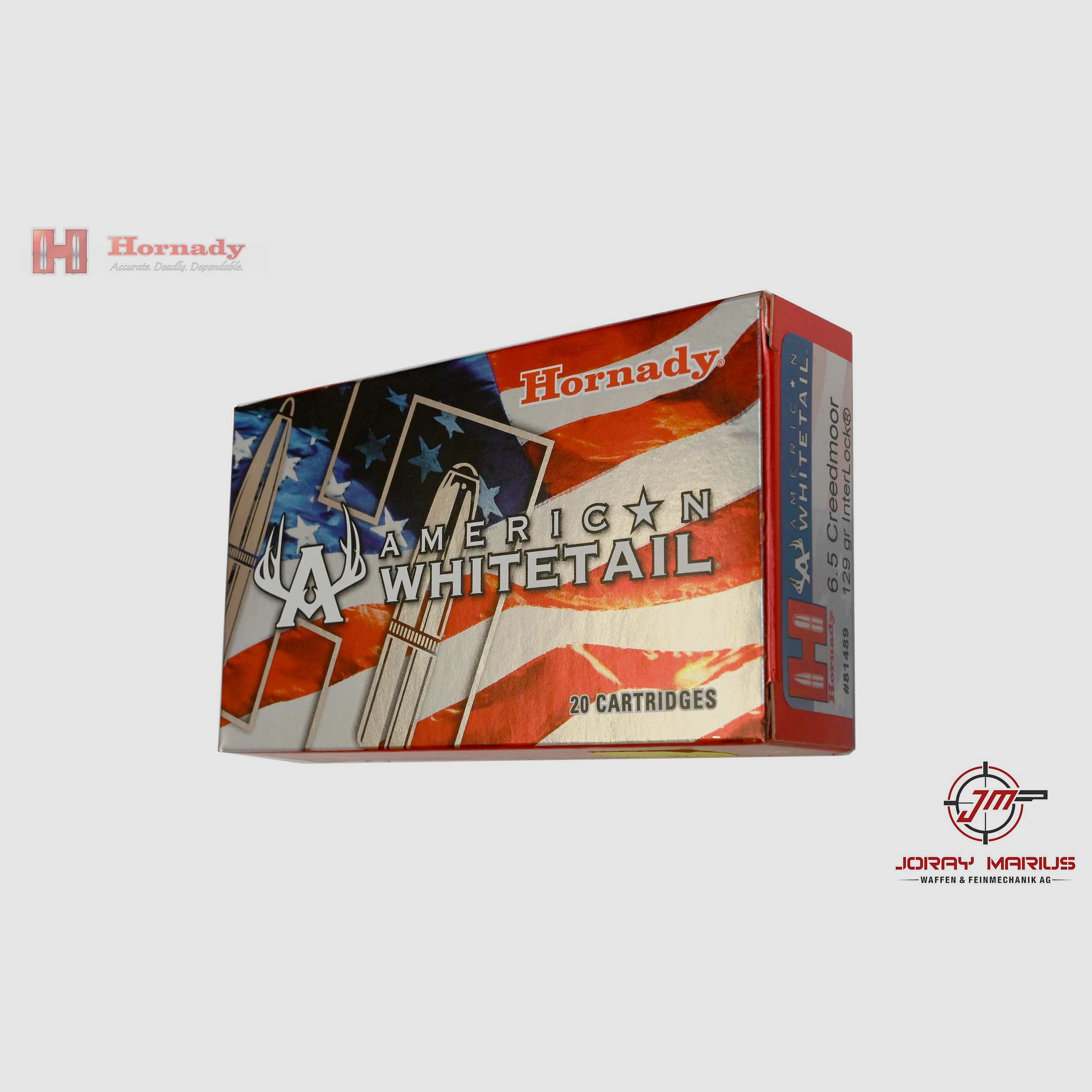 6.5 Creedmoor Hornady 129gr InterLock