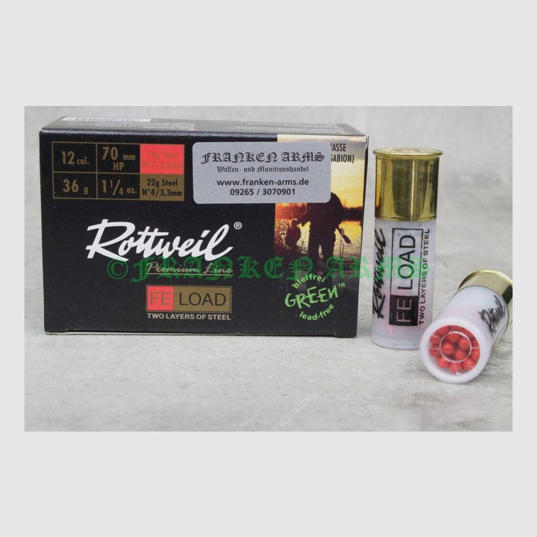 Rottweil FE-LOAD 12/70 HP 10Stück Staffelpreise