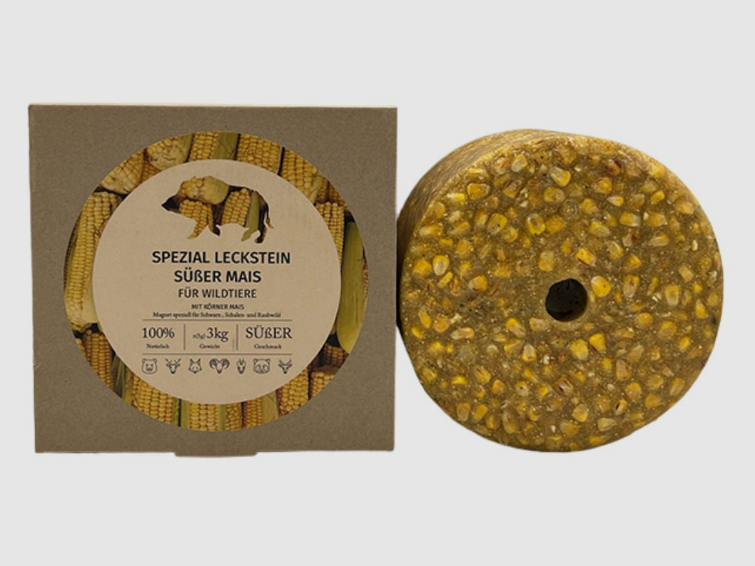 Wildlutscher Spezial Leckstein  Süßer Mais 3 kg