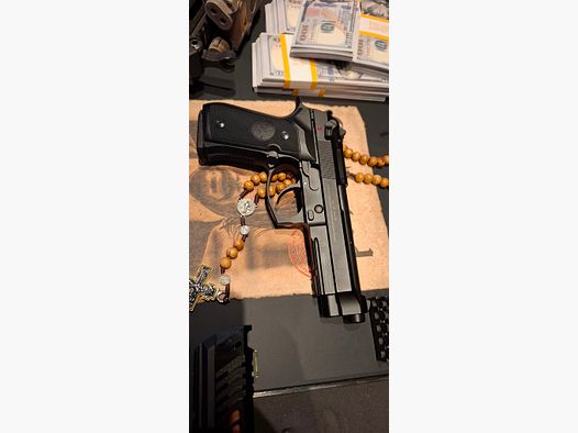 Beretta US M9A1 Softair Vollmetall GBB 6mm BB nera