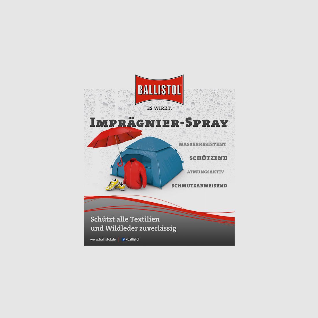 Ballistol Pluvonin Imprägnierspray 200ml Spray #25000 | wasser- und schmutzabweisende, Leder, Naturf