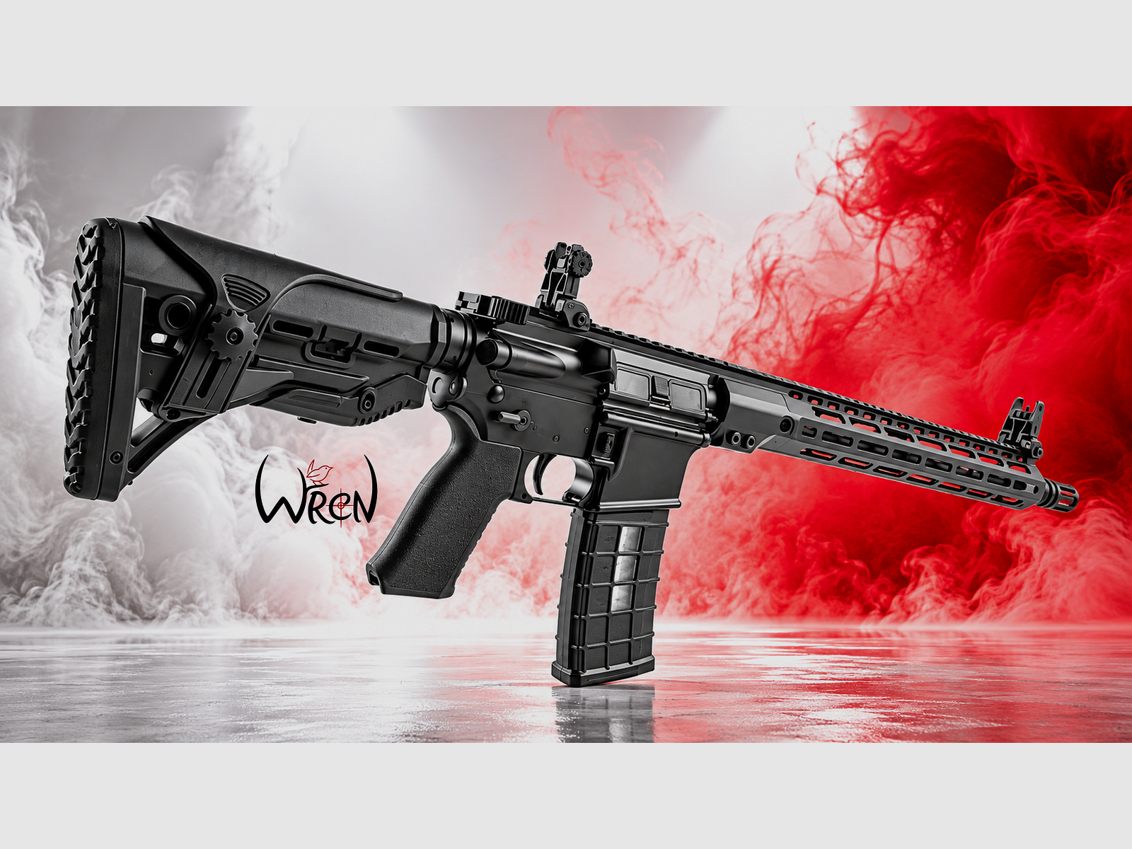 SOG 14,5' – GASKOLBENSYSTEM 5,56x45/.223 REM AR-15 HALBAUTOMATISCHES GEWEHR SOG BLACK 10'5, Bild 4 von 8