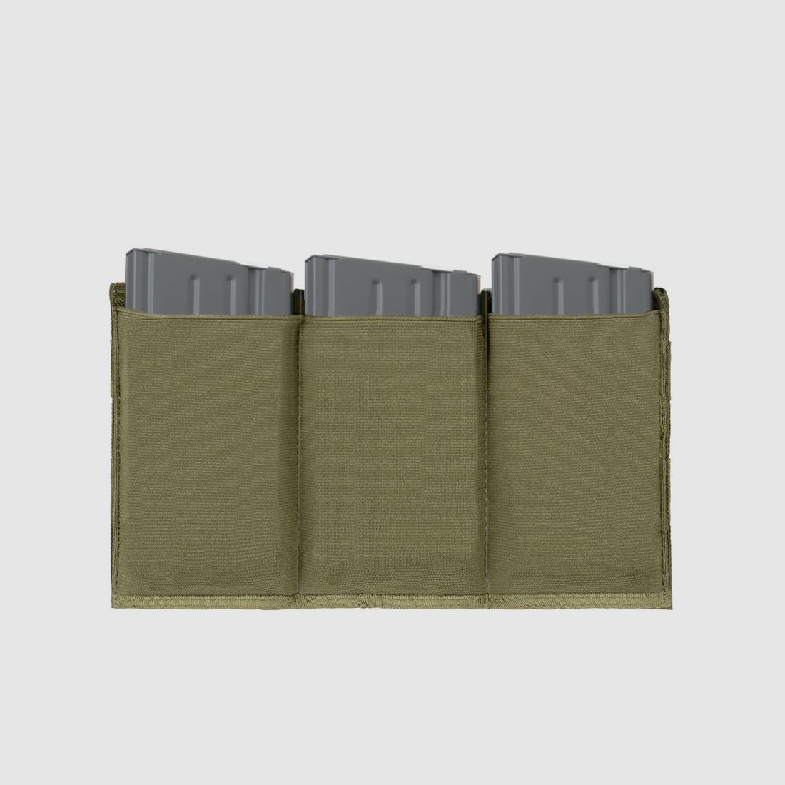 Elastic Triple SR25/M14/SCAR-H/HK417 Magazine Pouch - Olive