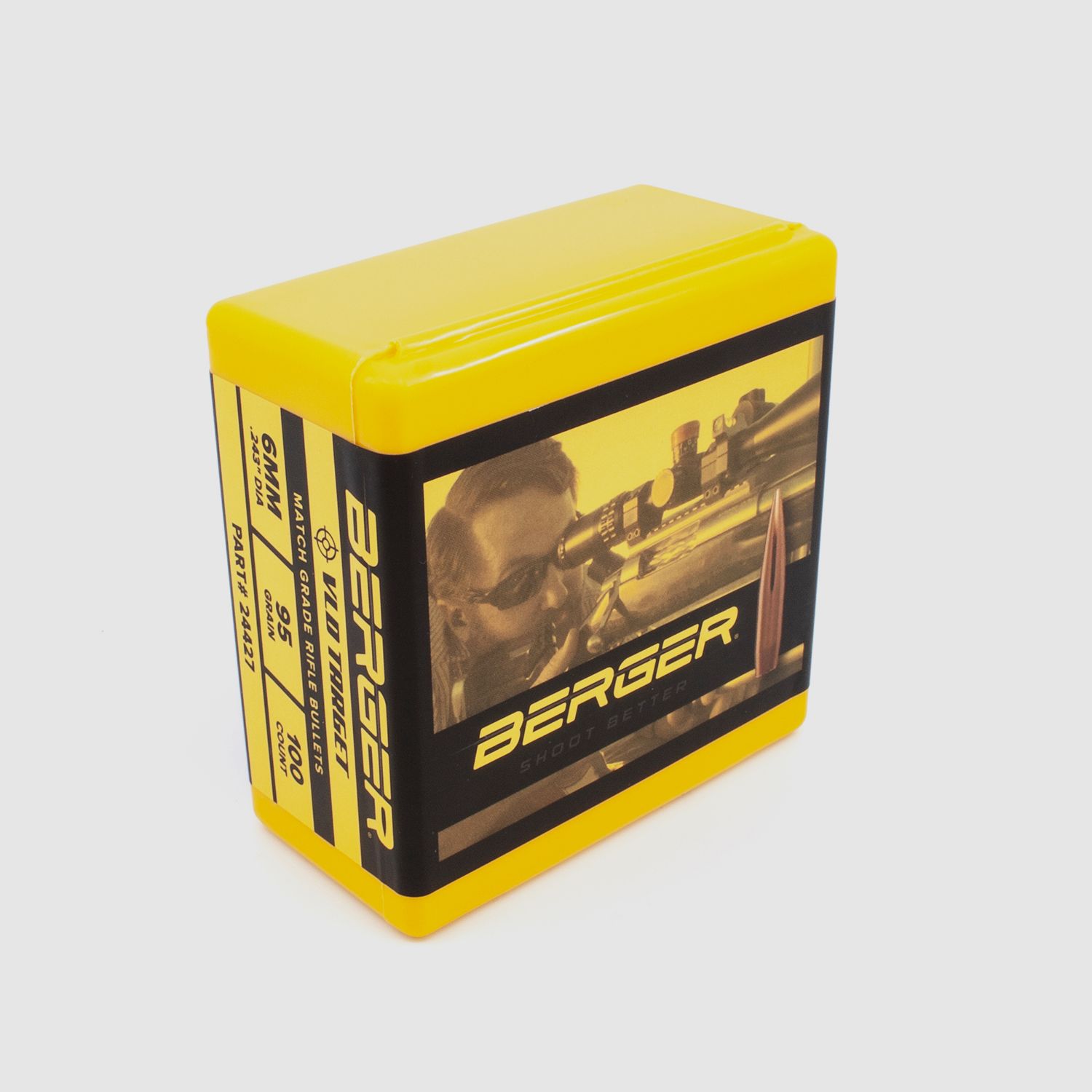 Proiettile Berger 6mm/.243 VLD Target 95GR 100 Pezzi