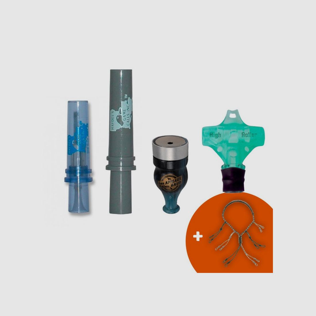 Pack Lockrufe für Wasserwild und Lockrufhalter Duck Hunter