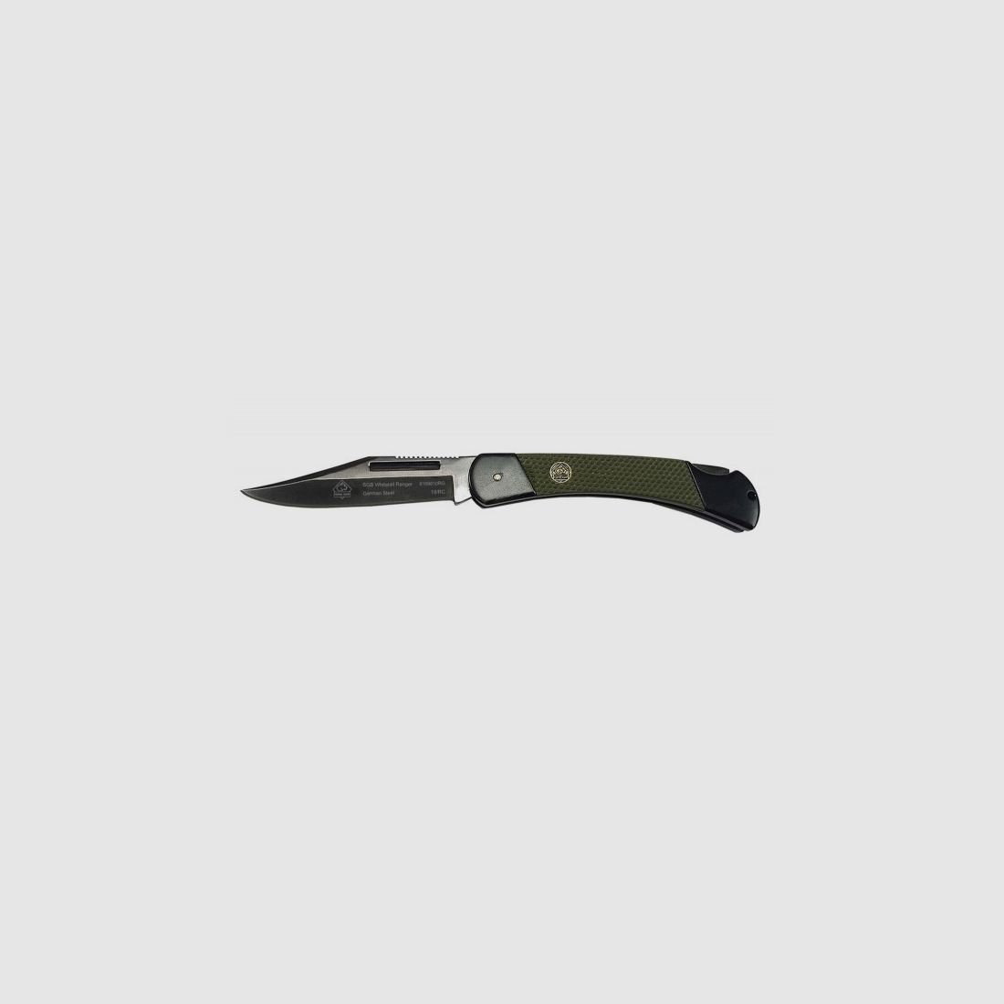 PUMA SGB whitetail ranger, G10 Olivgrün, schwarz eloxiert