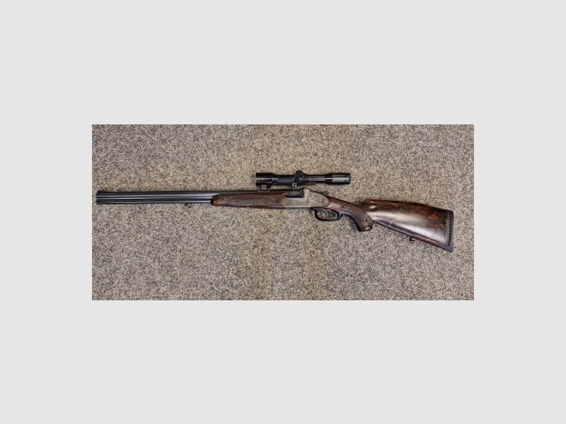 Double rifle Sodia Ferlach caliber 7x57R, .22Hornet, 16/70