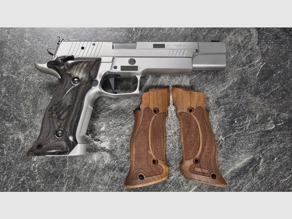 P226 X-Six Made in Germany Sig Sauer XSix - 9mm Luger mit Mastershop Griffschalen, Bild 1 von 3
