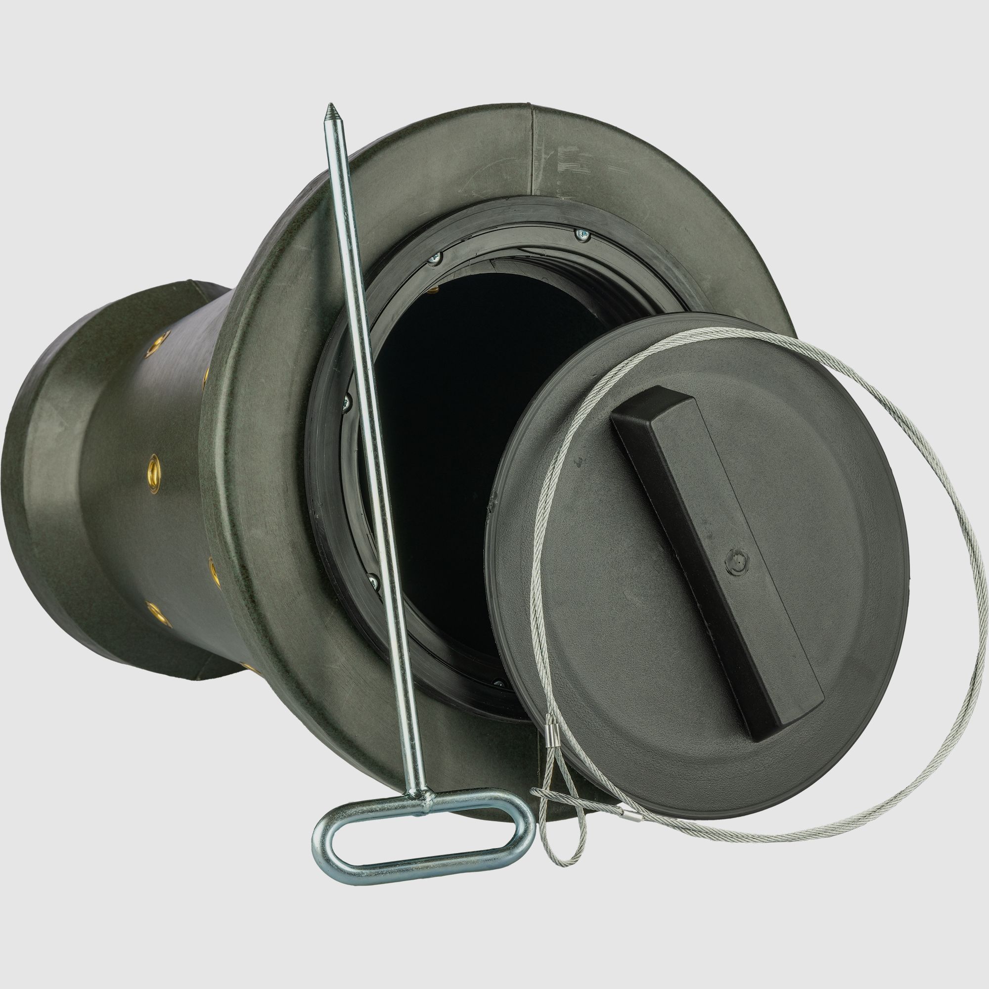 Feed drum including anchor tip & wire