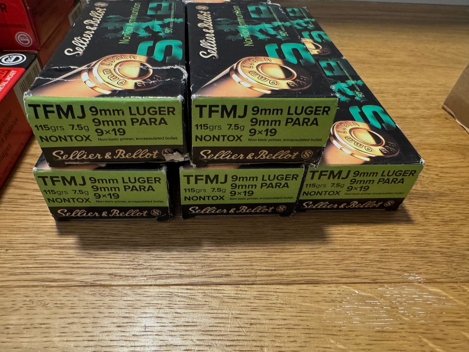 9 mm Luger ammunition approx. 3500 rounds