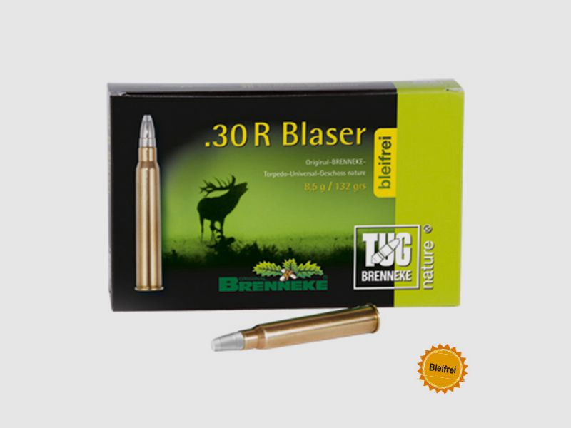 Brenneke .30R Blaser Nature+ 20 strzałów 147g