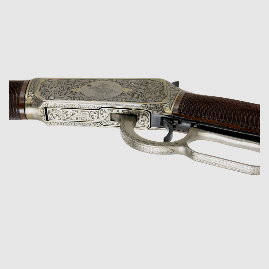 Winchester Modell 1894 „One of One Thousand“ – Gravur Meister Giovannelli – Goldauflagen – Kal. .30-30 Winchester, Bild 27 von 32