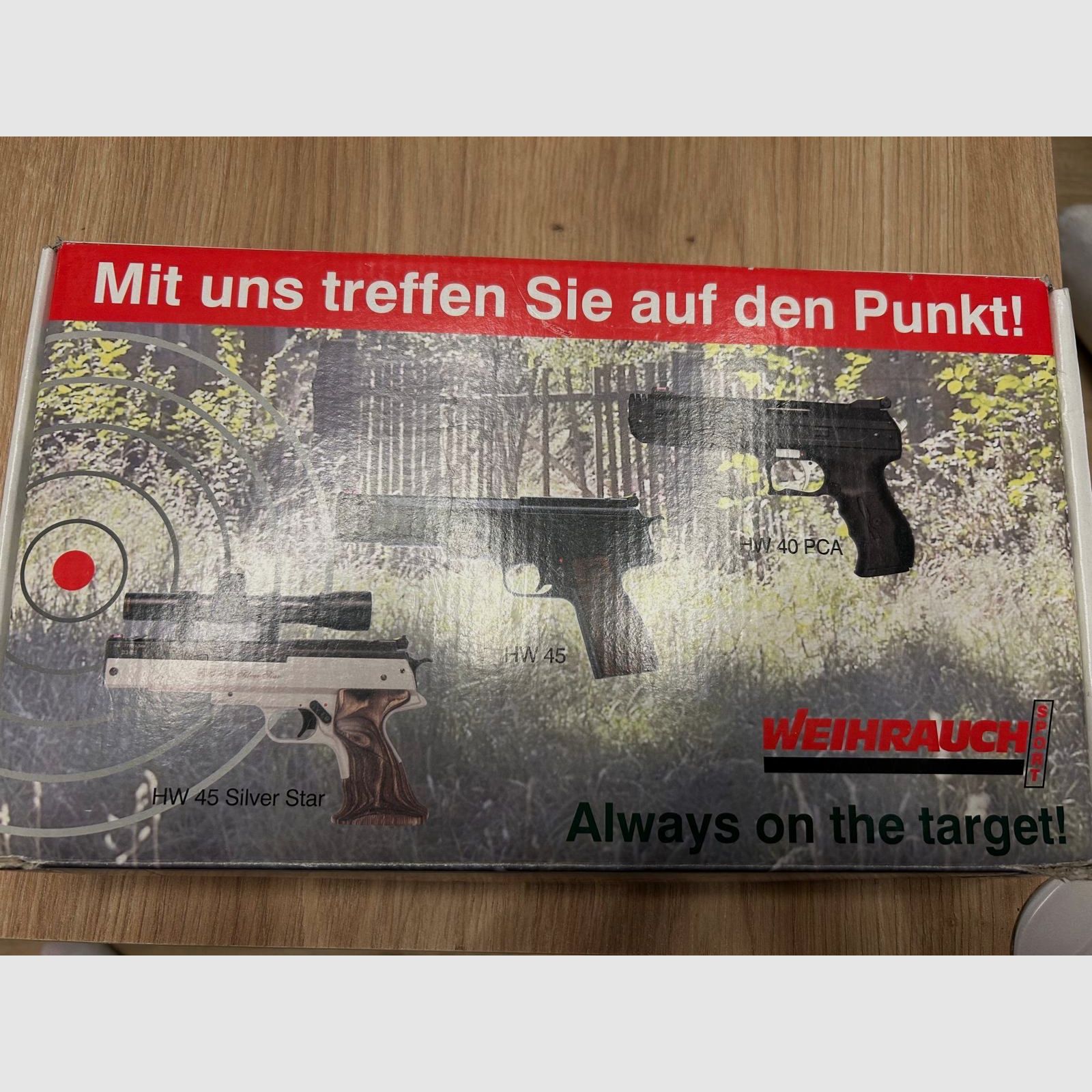 Incense HW 45 Black Star, 4.5 mm, F-mark, very good condition