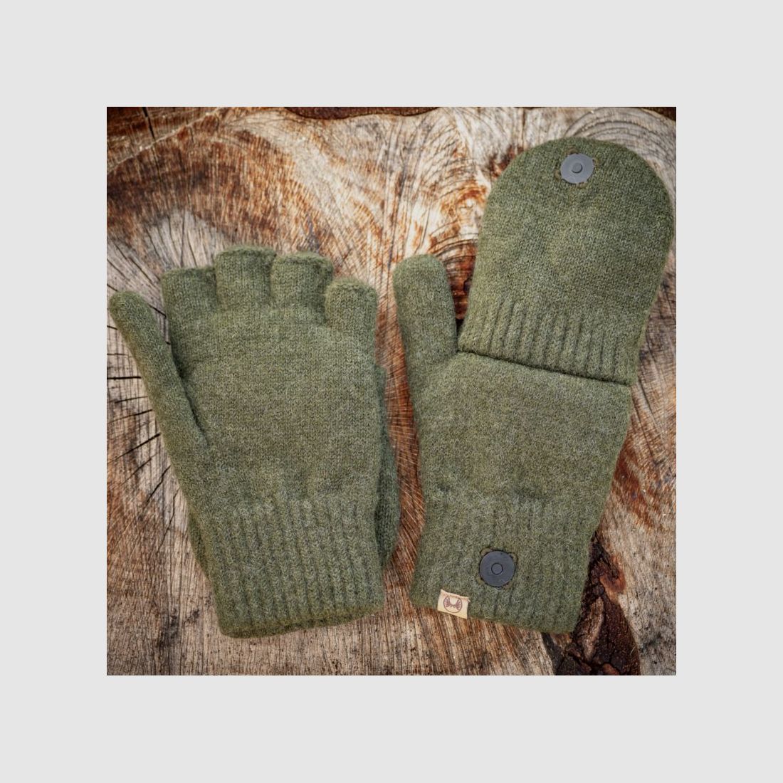 Guanto a maglia Elch Subzero Flip con muffola, immagine 2 di 4