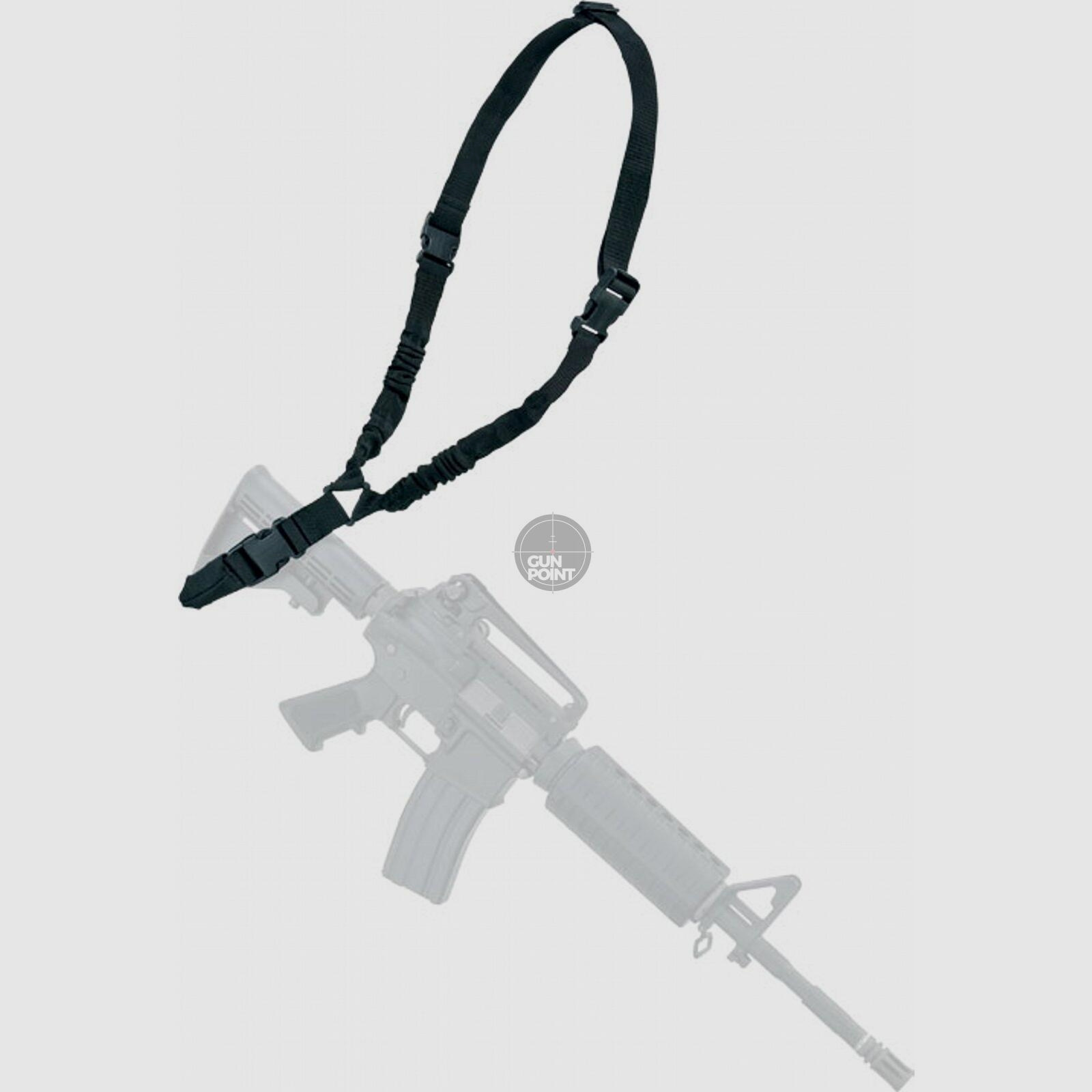 Defcon 5 Tactical Assault Sling 3 Buckle Gewehrriemen Schwarz