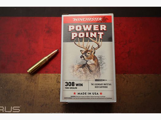 WINCHESTER .308Win Power-Point Teilmantel 11,7g/180grs.