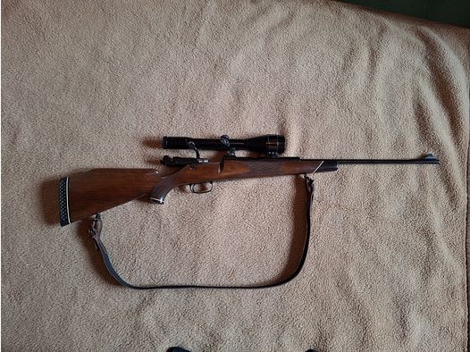 Mauser Repetierbüchse mit Teleskopsystem, Modell 66 S, Kaliber 6,5 x 68, Zeiss Diavari-Z 2,5 - 10 x 52