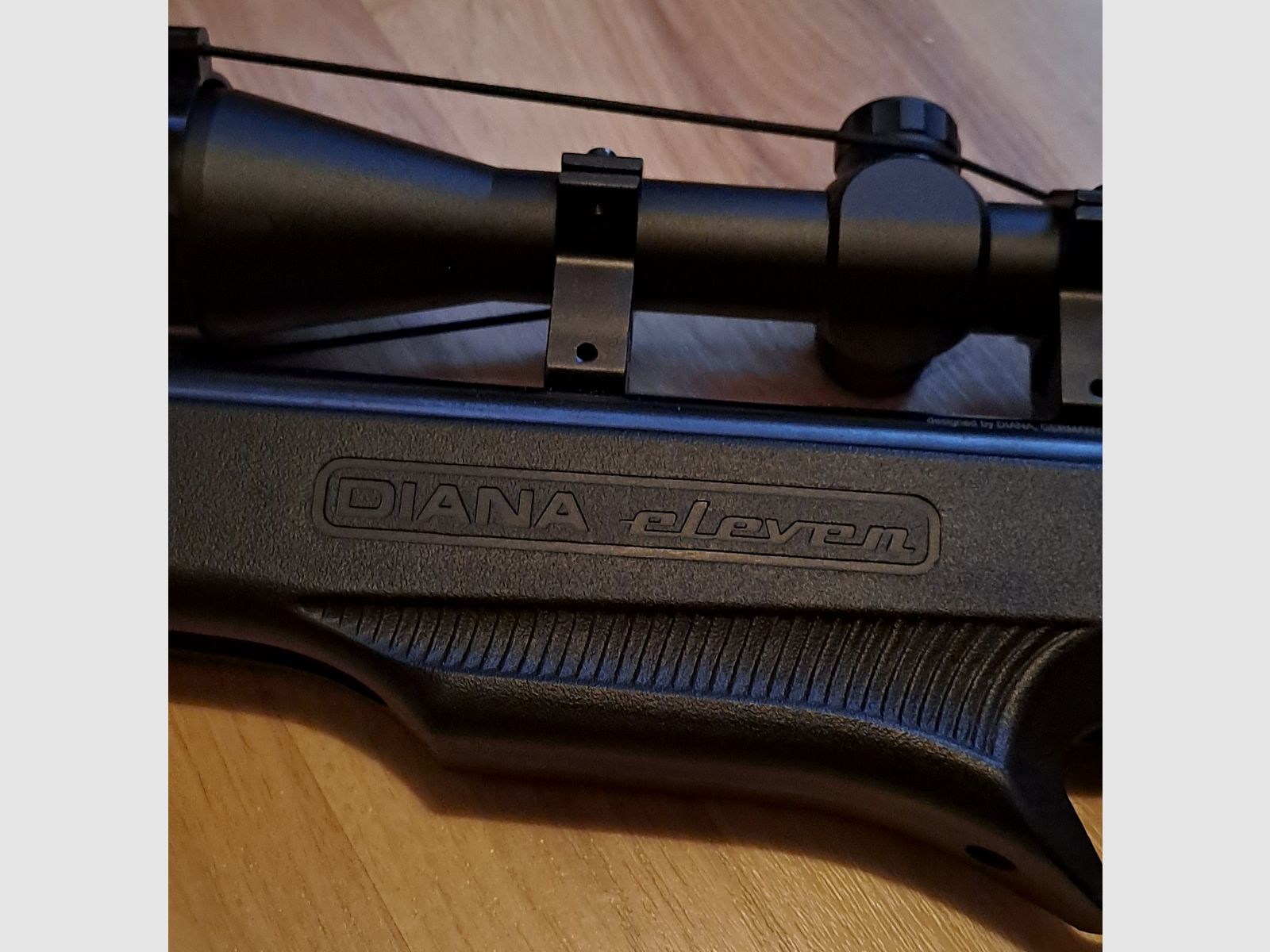 DIANA eleven with scope and very good bag.