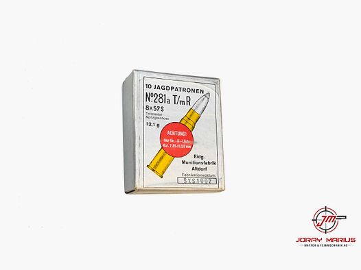 8×57 S TM Spitz 12.1 g Altdorf Sammlermunition