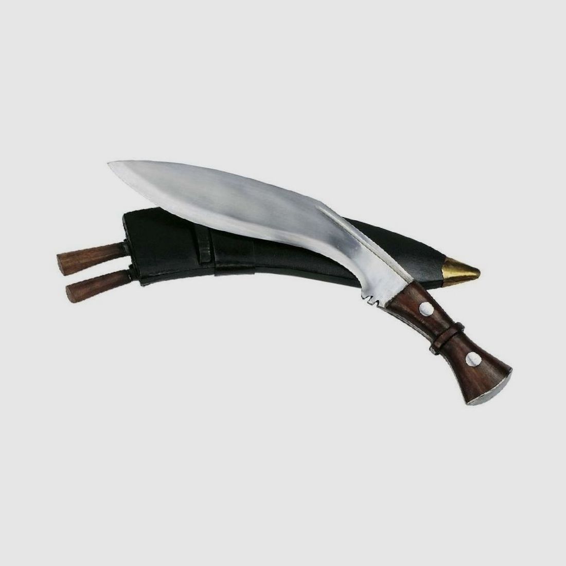 Gurkha Machete Holzgriff mit 2 Messern