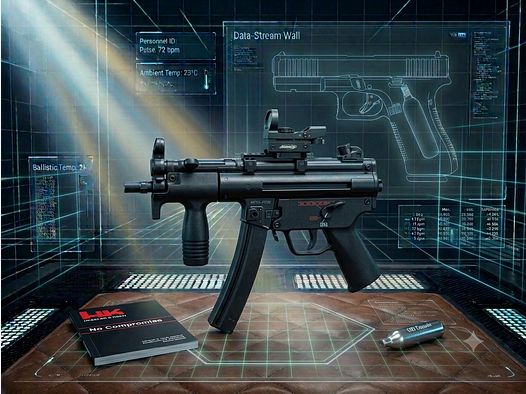 Heckler & Koch MP5 K-PDW cal. 4,5 mm Stahl BB Co2 Blowback