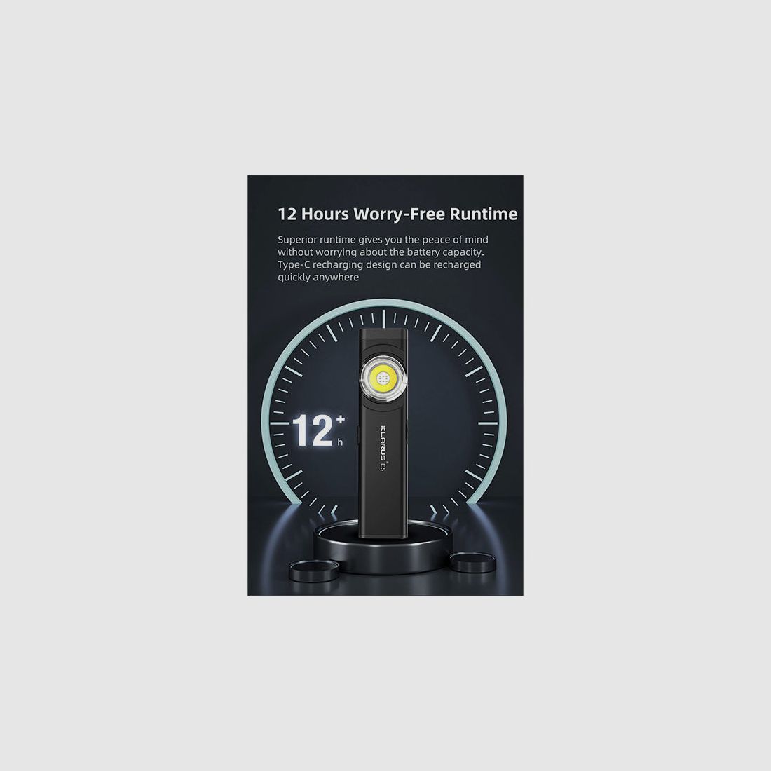 EDC LED-Lampe E5, 600 Lumen, (inkl. Akku), Bild 9 von 13
