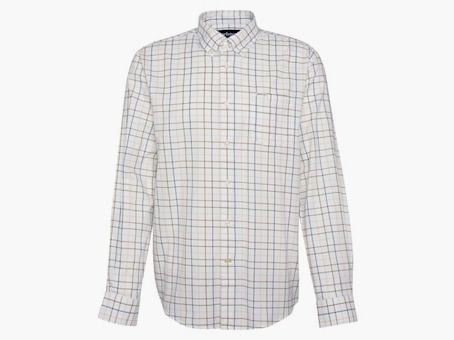 Barbour Caswell Tattersall Regular Fit Shirt Highland Olive/Dress Gord