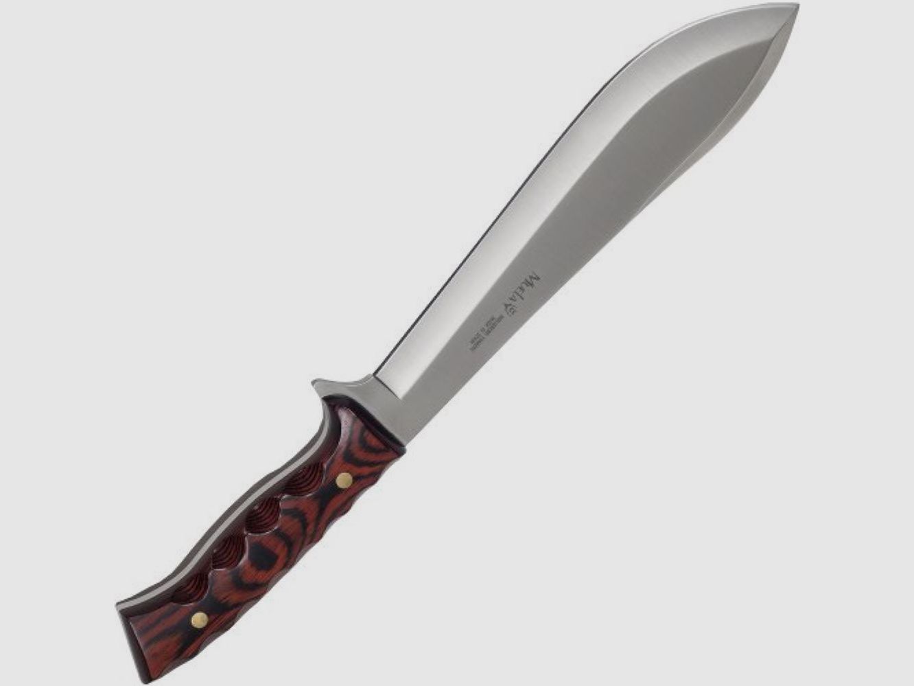 Machete Muela con hoja plana de tang completo