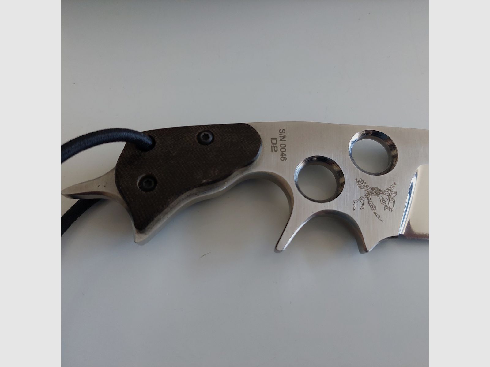 !!! ACHTUNG SELTEN !!!  Pohl Force Hornet XL Modell Micarta Nr.046 aus einer Sammlungsauflösung 