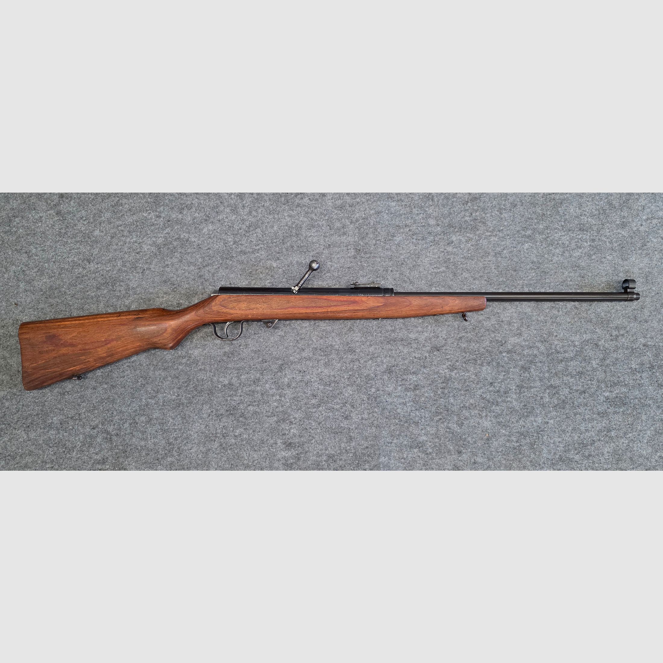 Haenel Mod. 49a z kolbą z drewna warstwowego z 1957 roku w dobrym stanie, samopowtarzalny, nie 310