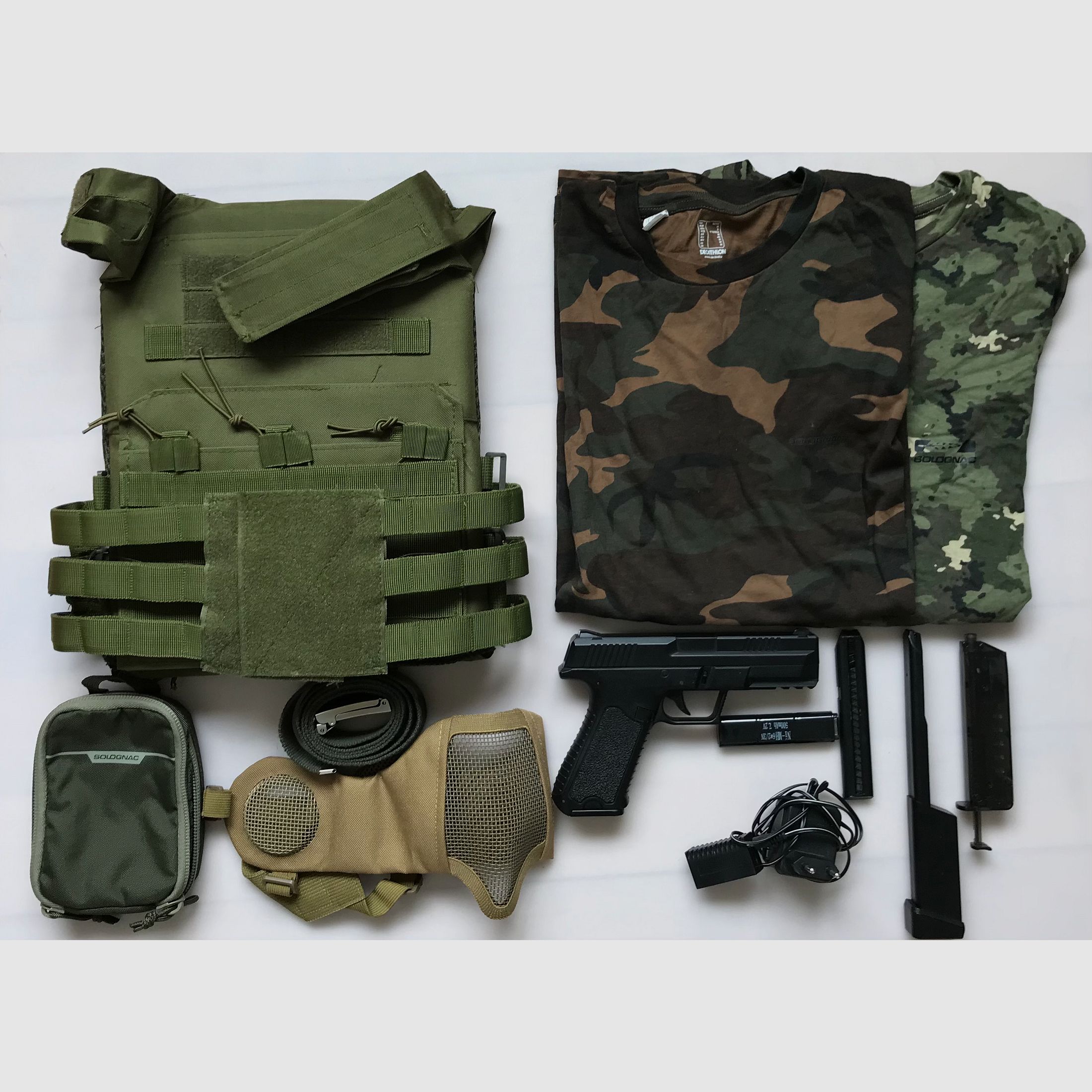 Softair Einsteiger-Set – Komplettausstattung mit 0,5J Pistole (nur an Ü18, kein Versand) – 150 € VB
