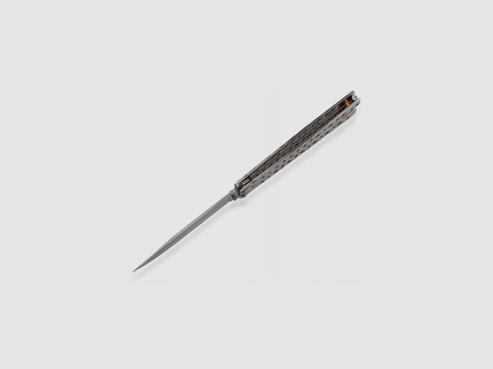 BSH silver butterfly knife N-498L, image 2 of 6