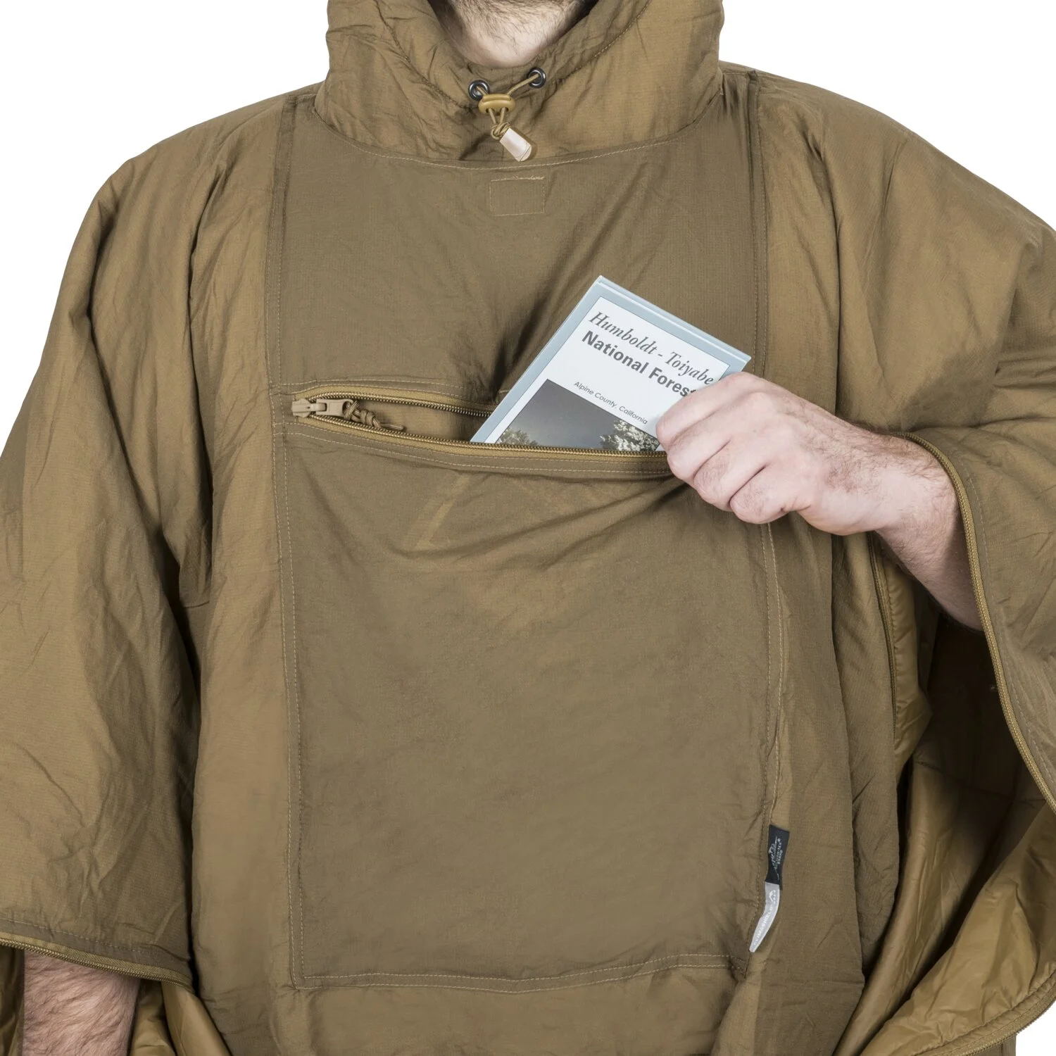 Poncho-cape HELIKON SWAGMAN ROLL gevoerd – Aqua Blue – (één maat), afbeelding 8 van 18