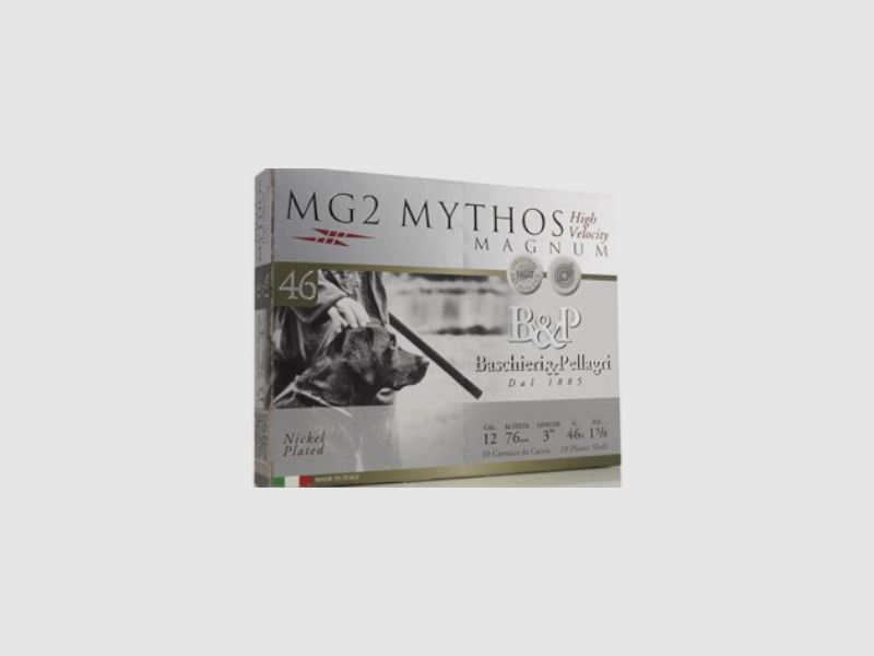 BASCHIERI & PELLAGRI – Hagelpatronen – MG2 MYTHOS HV 46 N°0, afbeelding 1 van 4