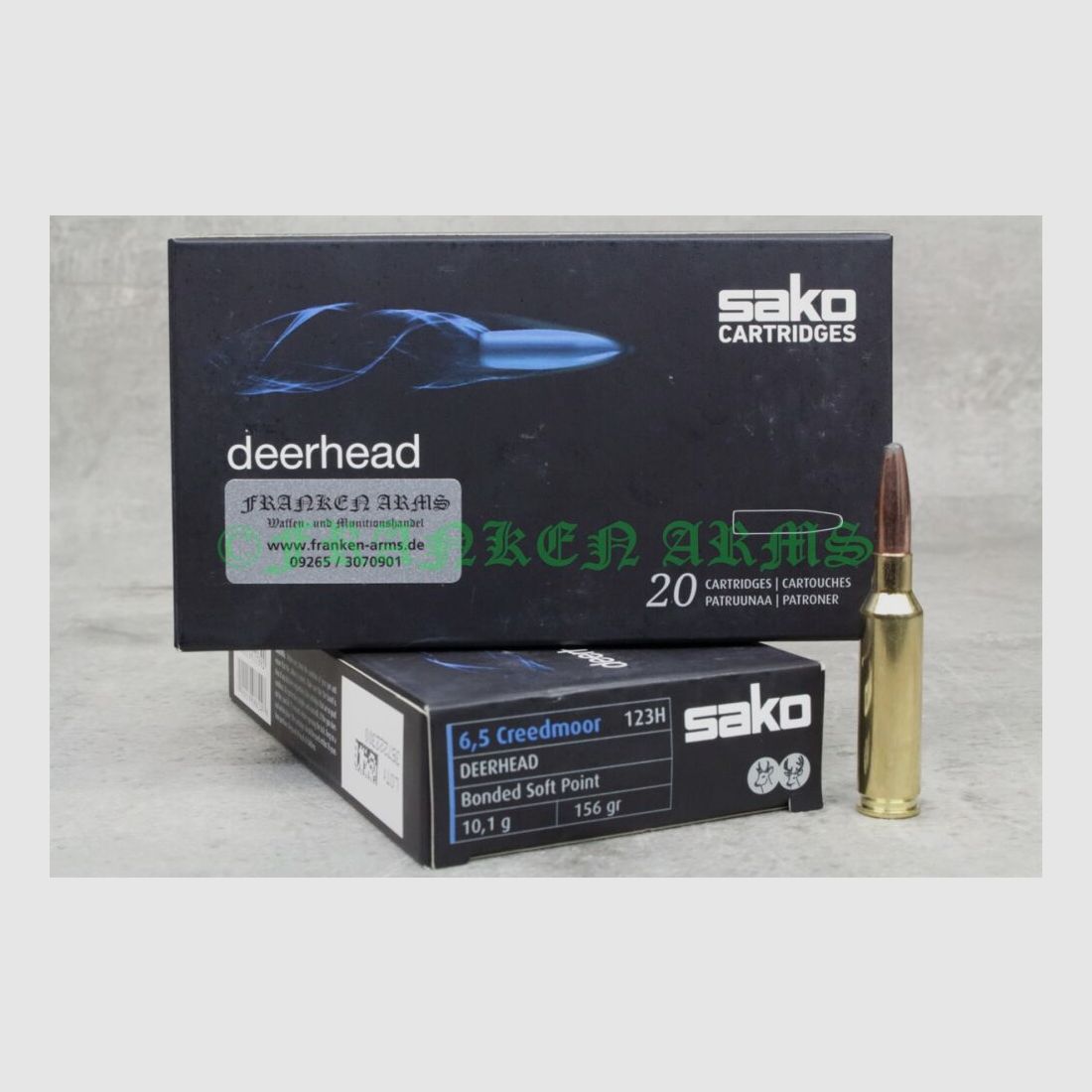Sako Deerhead 6,5 Creedmoor 156gr. 10,1g 20 Stück