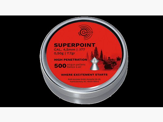 Geco Diabolo S-Point á500 4,5MM .177