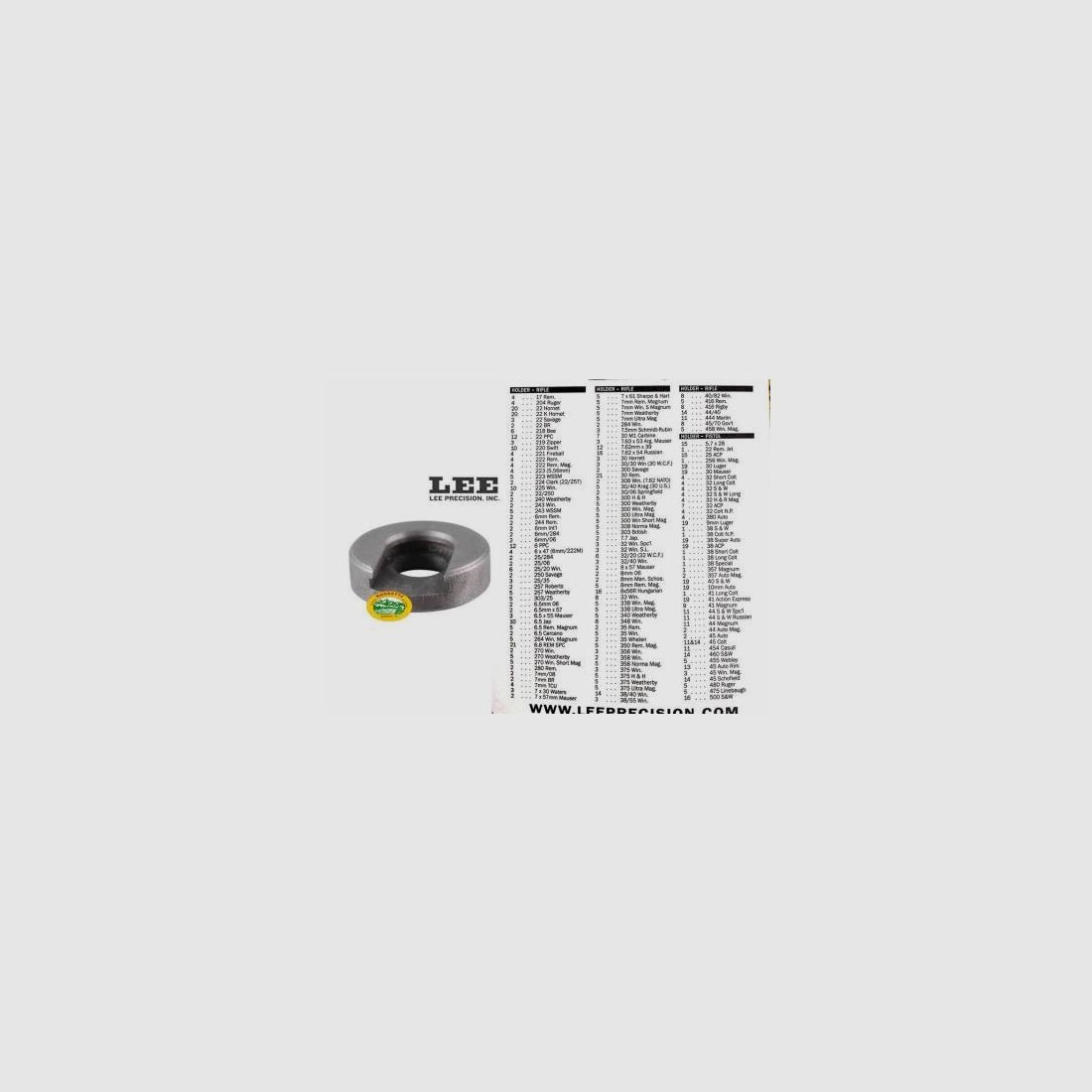 LEE Shell holder per innescatore manuale 19 - 90023