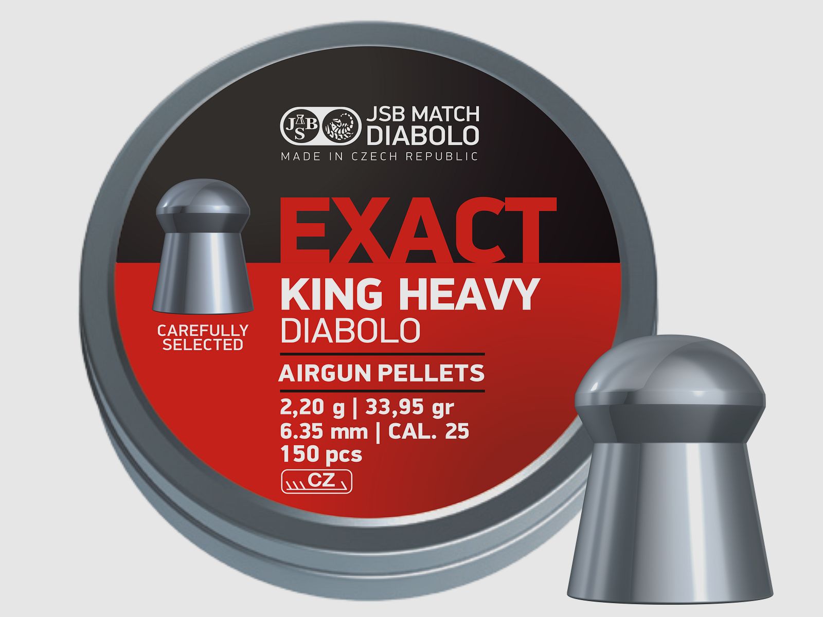 JSB Exact King Heavy MKII, Kal. 6,35mm