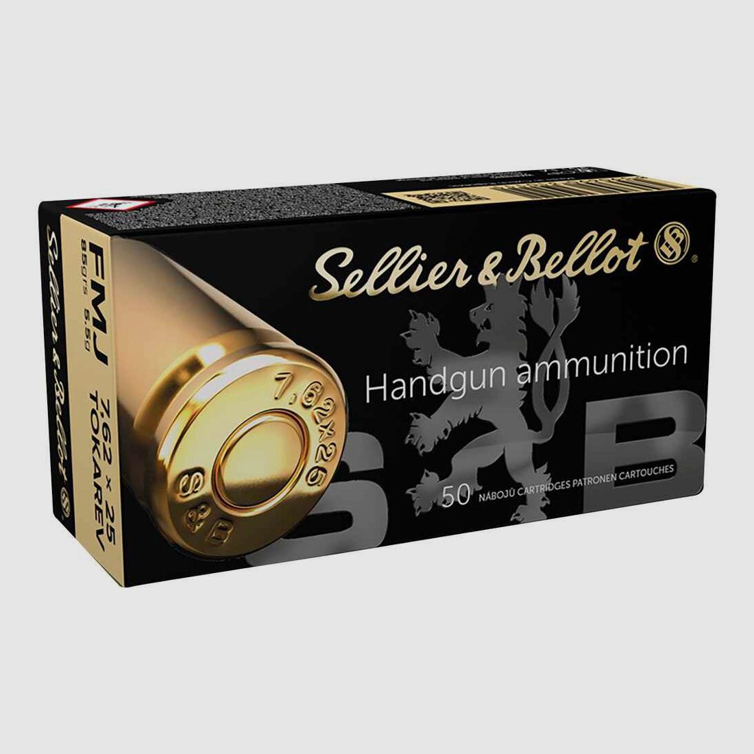 Sellier & Bellot 7,62 Tokarev Full Metal Jacket, calibre