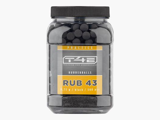 T4E Practice RUB calibro .43 proiettili in gomma 500 colpi