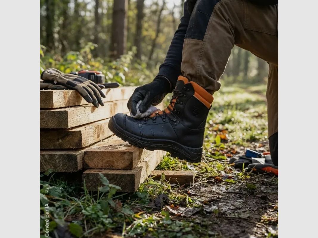 Waldschuhe Francital SALIX Leder mit Kappe Klasse 1 - EN ISO 20345 und EN ISO 17249, Bild 1 von 20