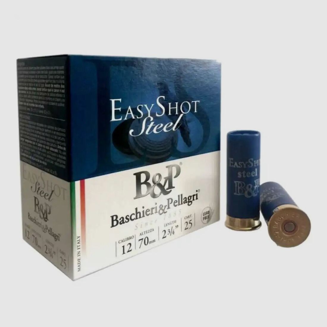 Baschieri & Pellagri	 B&P 12/70 Easy Shot Steel 2,5 mm, 24g