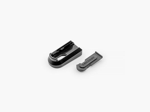 Armanov MP1911MF Metalform - Cobra-Mag Spider Line Magazine Base Pad for 1911, Color: Black