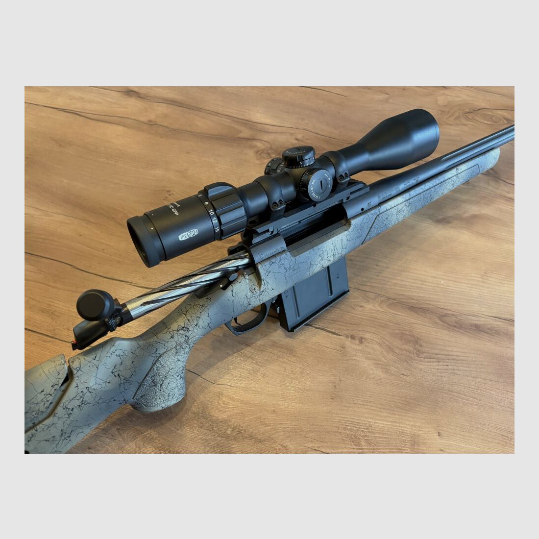 Bergara B14 inkl. Meopta 3-15x50, Dentler--Montage, Jaki Schalldämpfer 7mmPRC