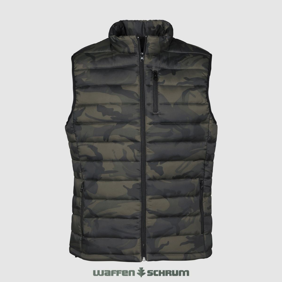 Percussion Steppweste Camo Trek Camo Khaki