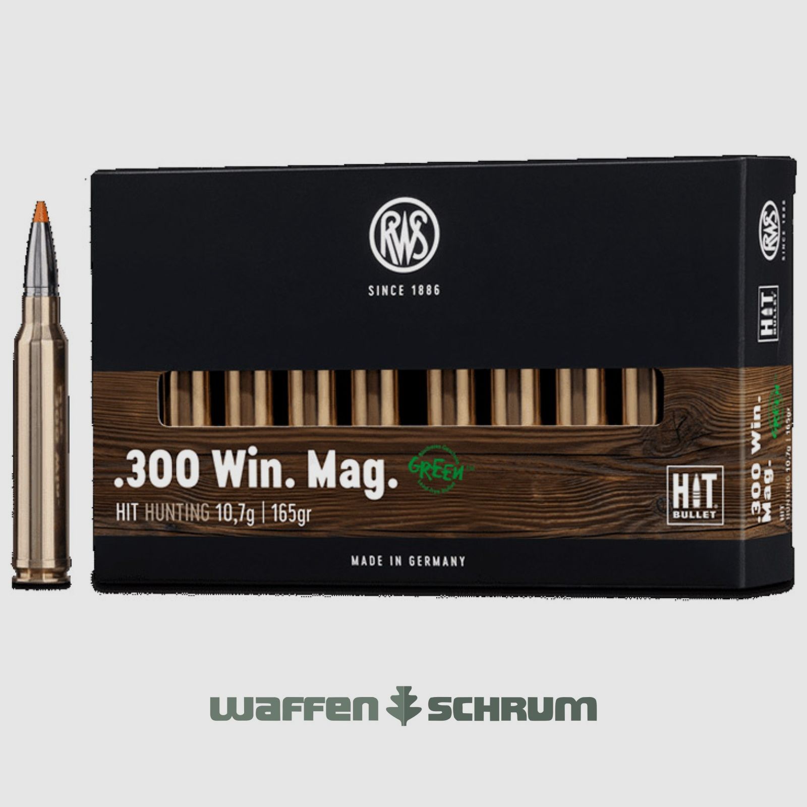 RWS HIT 10,7g - 165gr .300WinMag